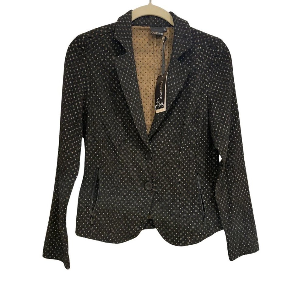 Dream Star Blazer Jacket Black and Yellow for women size Small